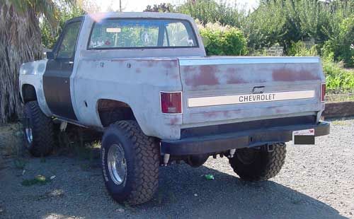 Chevy 1973 1/2ton 4X4 -- Trade For Toyota