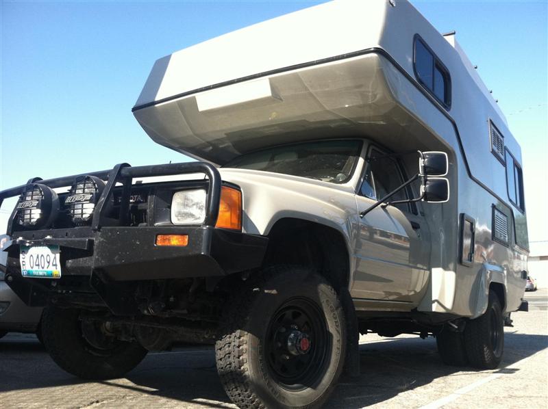 Have you ever wanted to Rock Crawl a 4WD Toyota Motorhome?