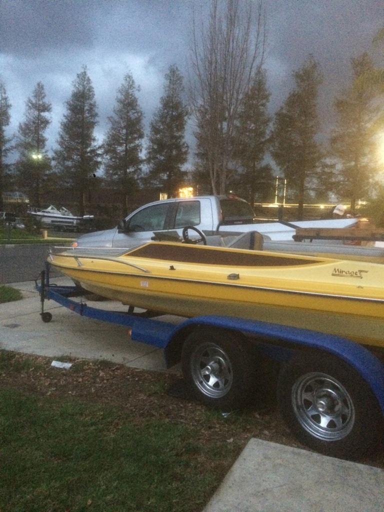 1976 Mirage 460 Ford Jet boat and 1990 550sx ski package
